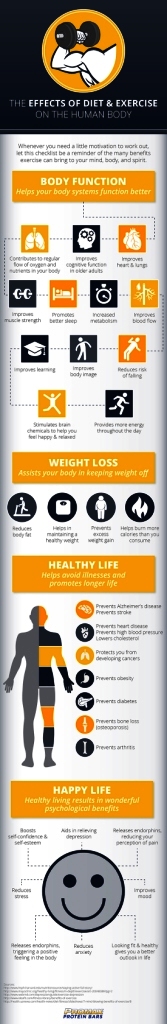 The Effects of Diet and Exercise on the Human Body