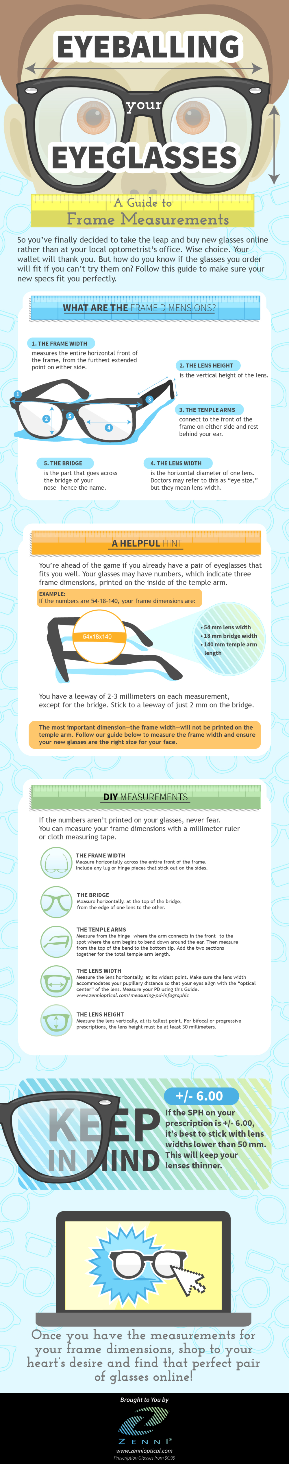 How To Measure Your Eyeglass Frame Size